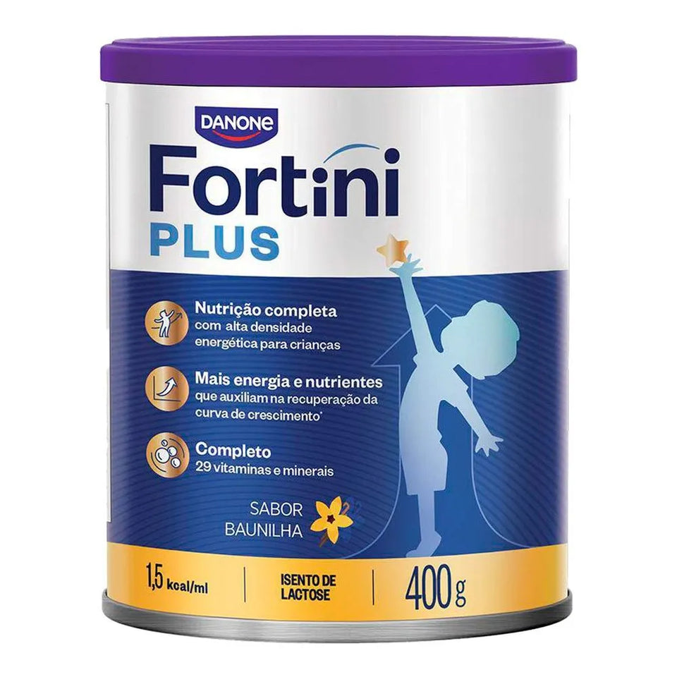 FORTINI PLUS PO BAUNILHA LATA 400 GRAMAS