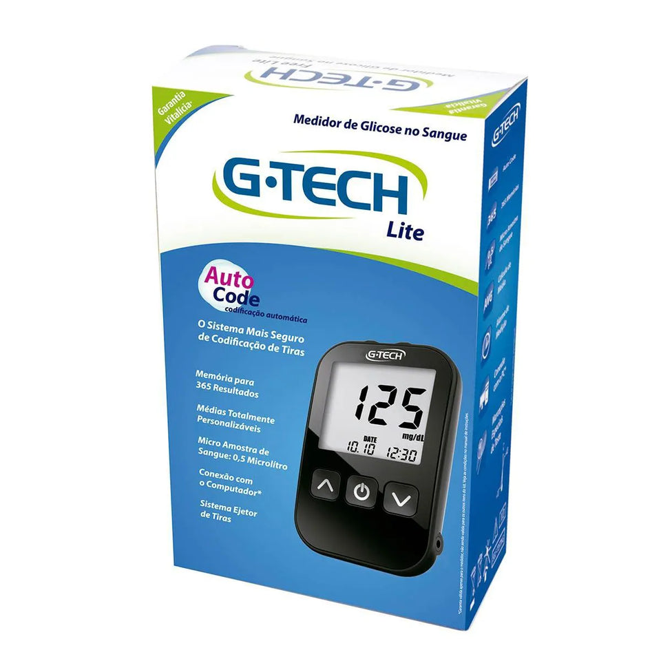 Aparelho Medidor de Glicose Lite G-Tech