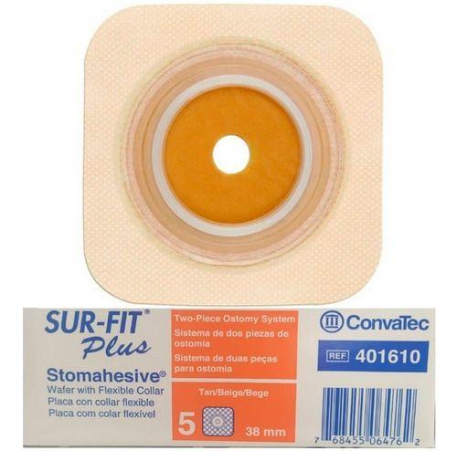 Surfit Placa Stomahesive c/ Adesivo Microposo 38mm cx. c/5 un. Convatec