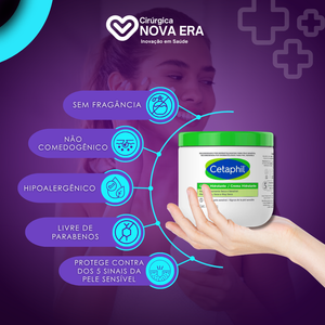 Kit Creme Hidratante 453ml + Loção Limpeza 100ml Cetaphil
