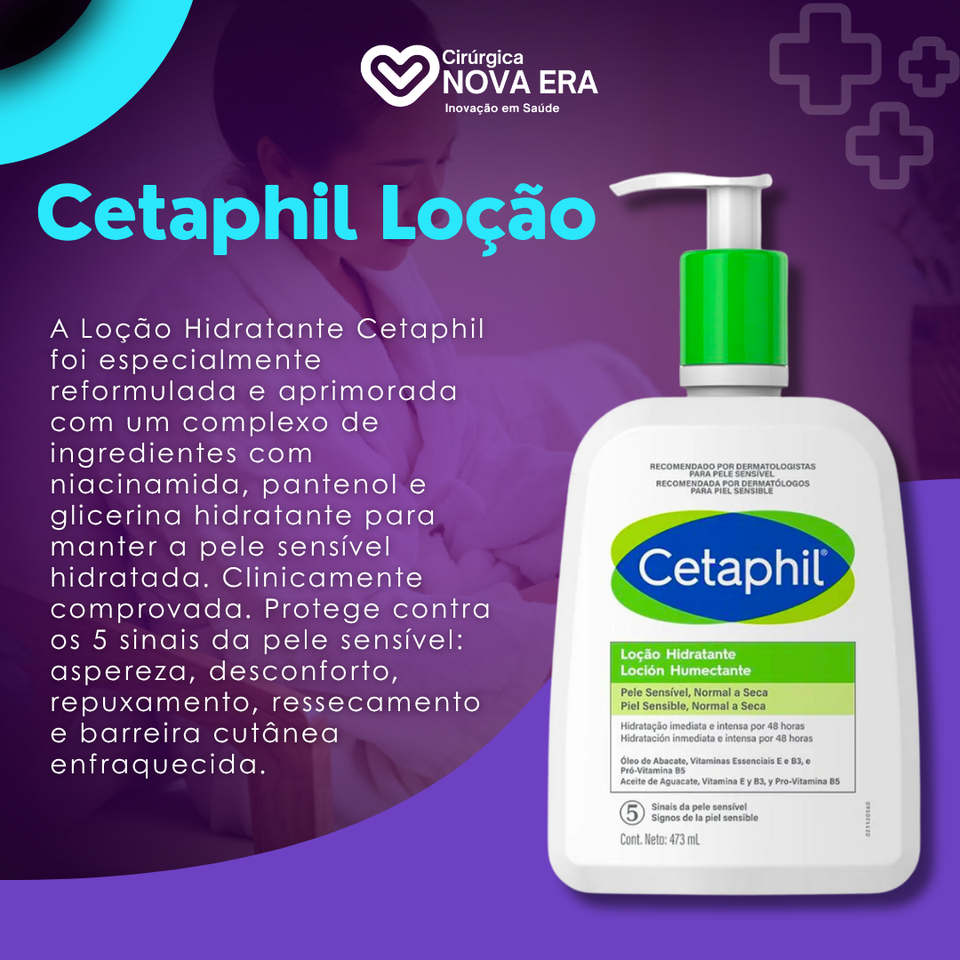 Kit Loção Hidratante 473ml + Loção Limpeza 100ml Cetaphil