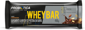 Whey Bar Sabor Amendoim Caixa c/24 Unidades Probiotica