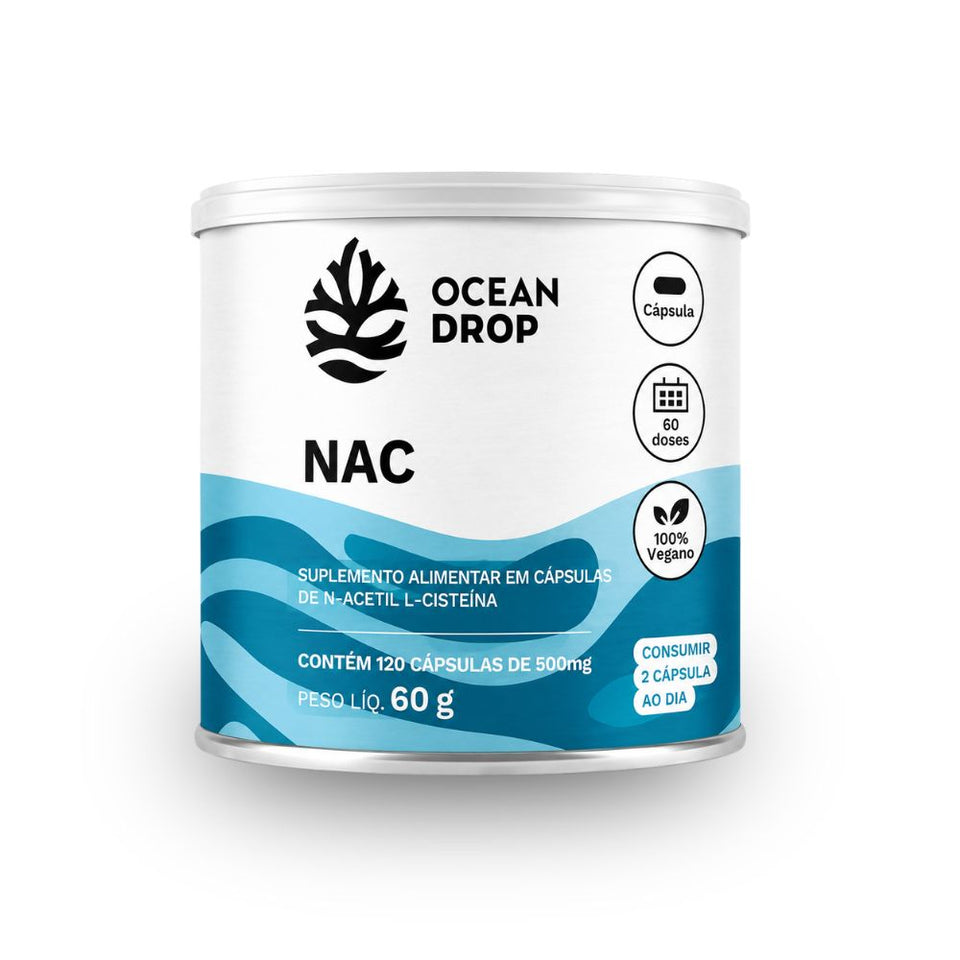 Suplemento Alimentar Nac 120 Cápsulas Ocean Drop