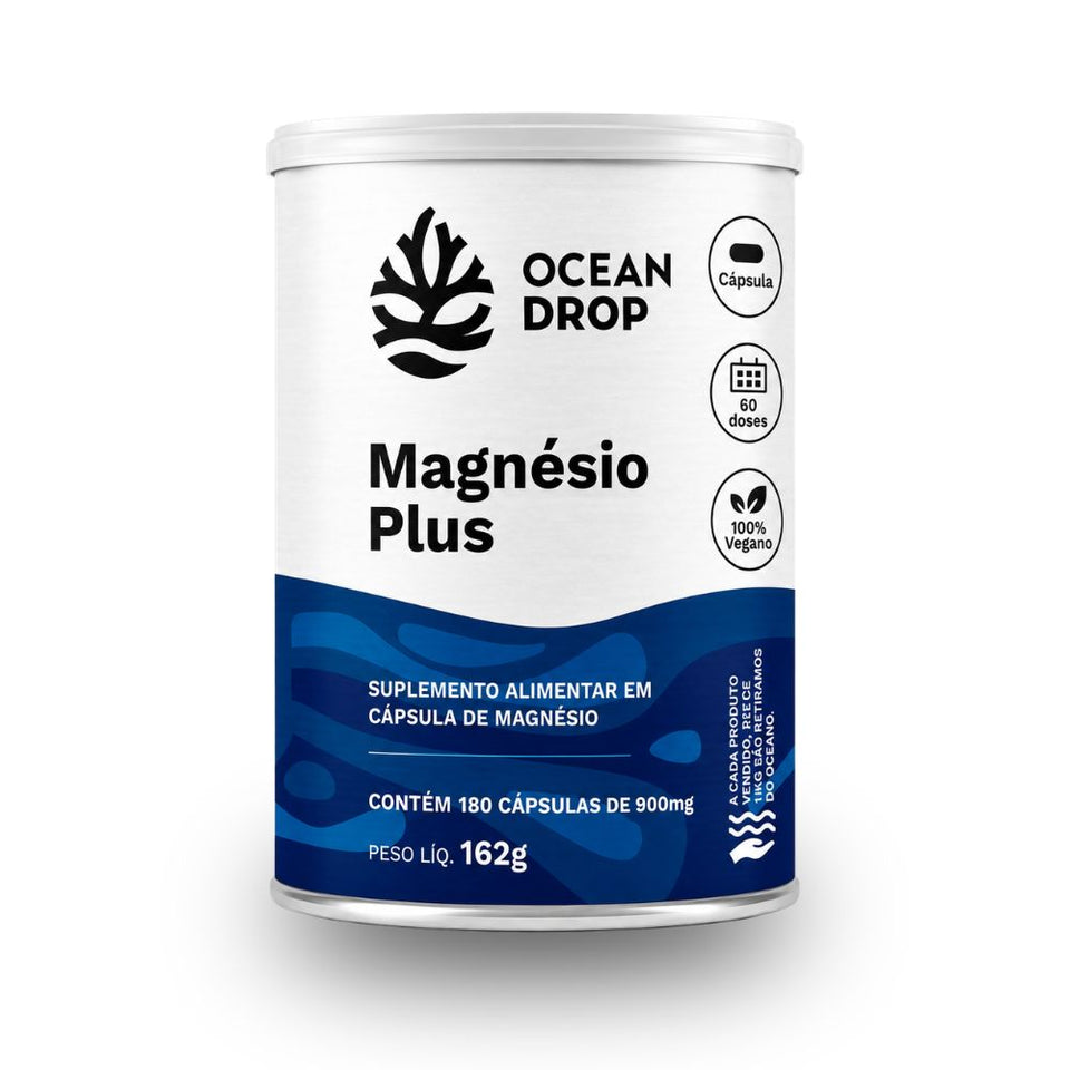 Magnésio Plus 180 Cápsulas Ocean Drop