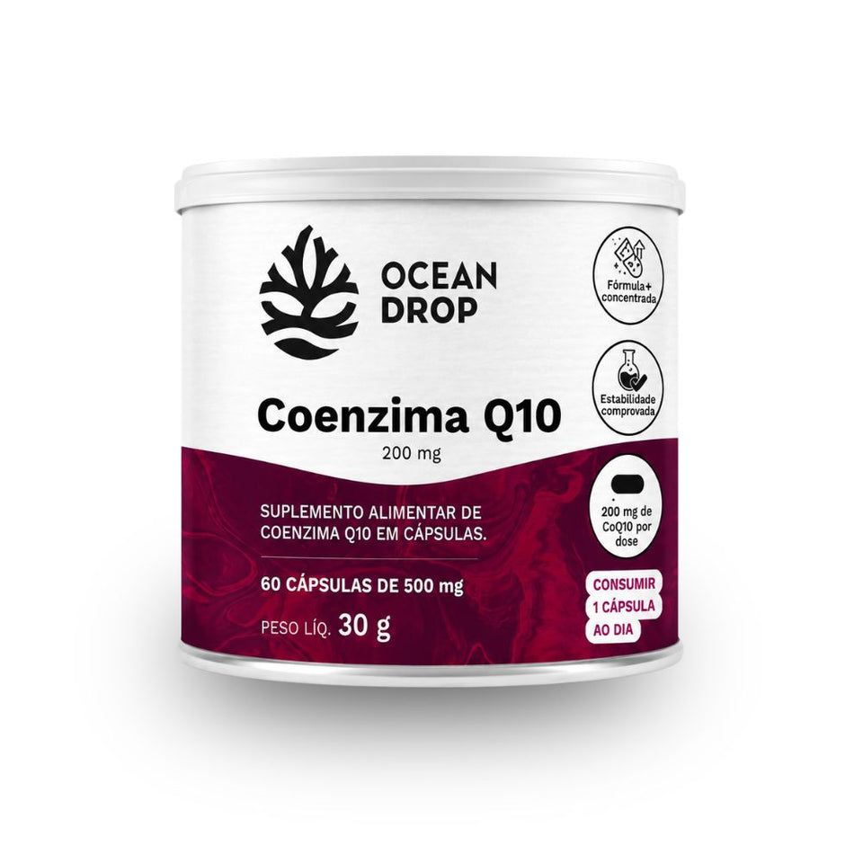 Coenzima Q10 200mg 60 Cápsulas Ocean Drop