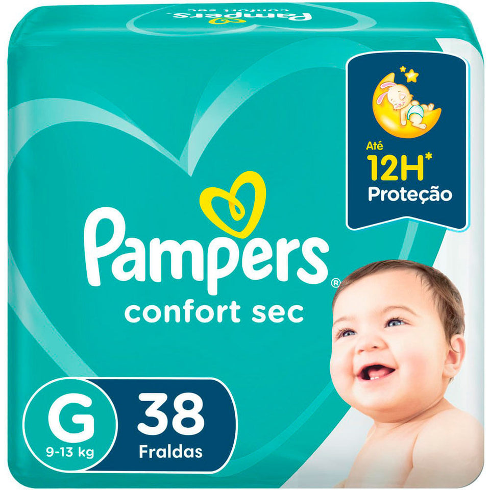 Fralda Pampers Confort Sec