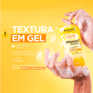 Gel de Limpeza Vitamina C 150ml Garnier