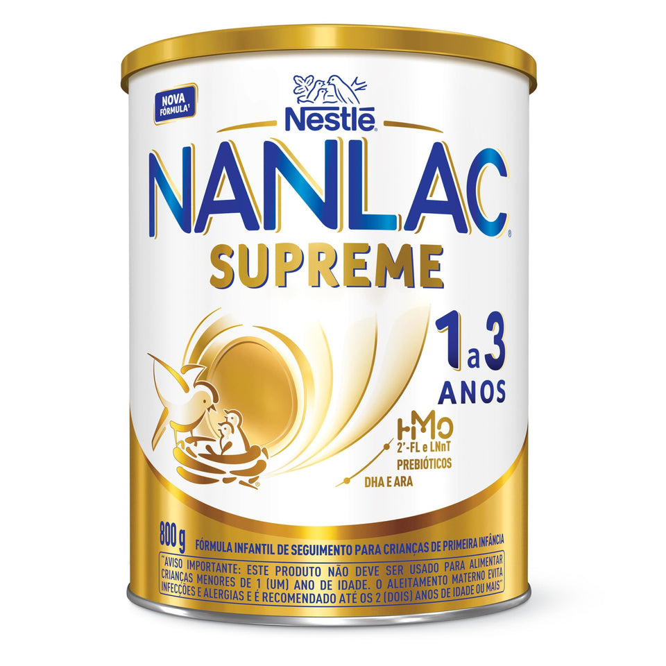 Fórmula Infantil NANLAC Supreme 1-3 anos 800g Nestlé