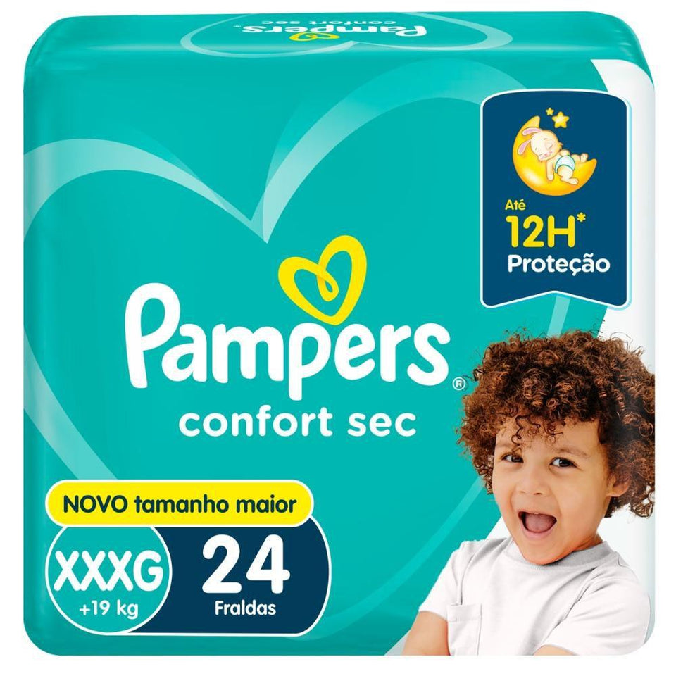 Fralda Pampers Confort Sec