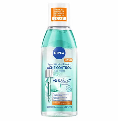 Água Micelar Bifásica Acne Control 200ml Nivea