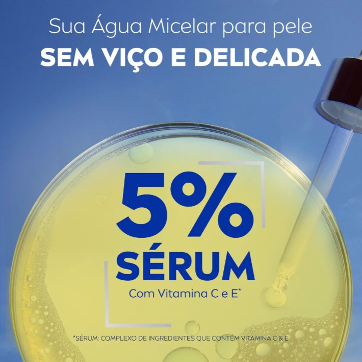 Água Micelar Bifásica Iluminadora 200ml Nivea