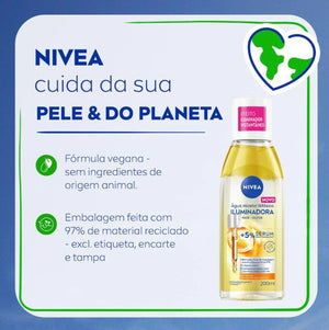 Água Micelar Bifásica Iluminadora 200ml Nivea