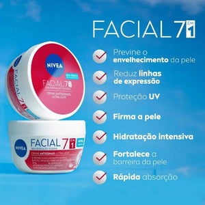 Creme Facial 7 em 1 Antissinais Pote 100g Nivea