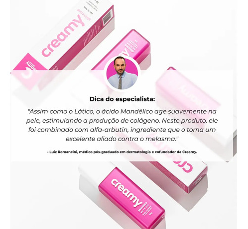 Gel Antiacne Ácido Mandélico 30g Creamy