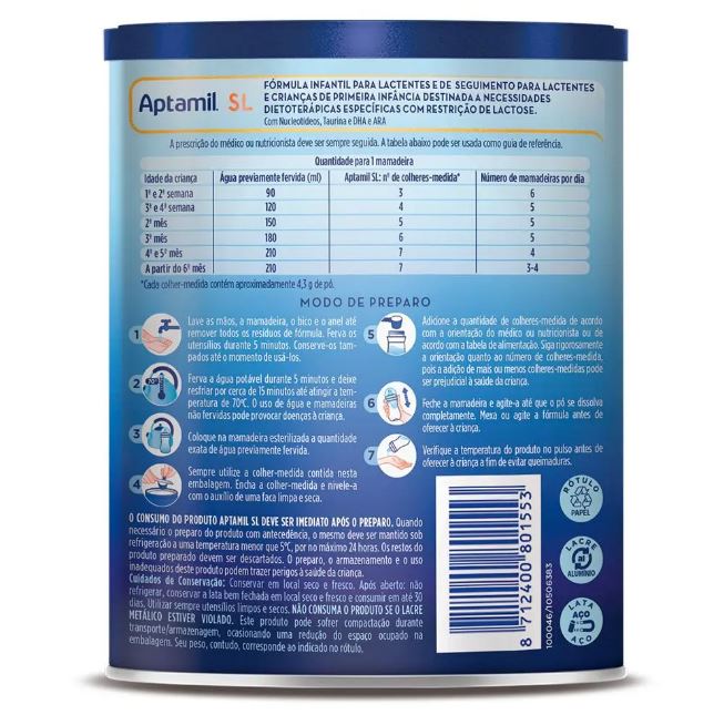 Aptamil SL Lata 400g Danone