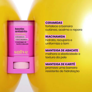 Bastão Antiatrito 15g Sallve