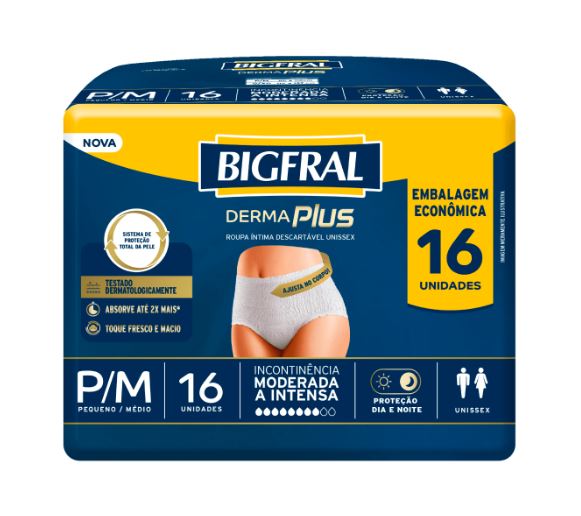 Bigfral Pants Premium Tam. P/M c/16 un.