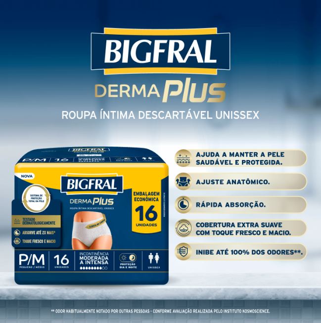 Bigfral Pants Premium Tam. P/M c/16 un.