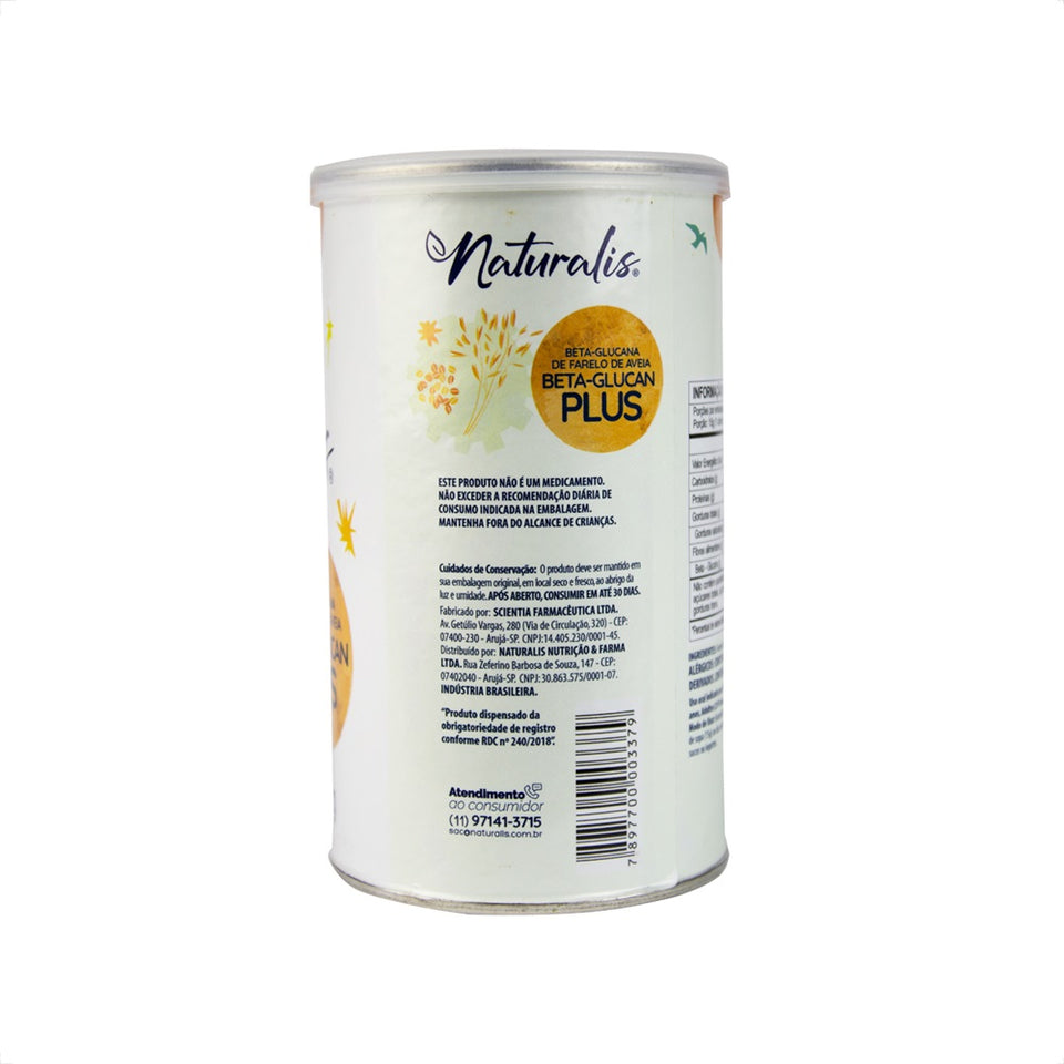 Farelo de Aveia Beta Glucan Plus 200g Naturalis