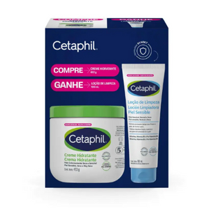 Kit Creme Hidratante 453ml + Loção Limpeza 100ml Cetaphil