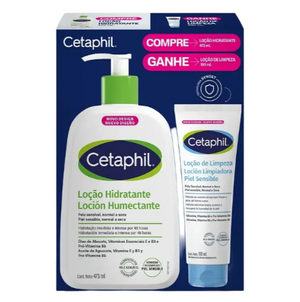 Kit Loção Hidratante 473ml + Loção Limpeza 100ml Cetaphil