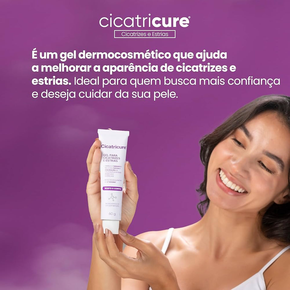 Cicatricure Gel para Cicatrizes e Estrias 30G