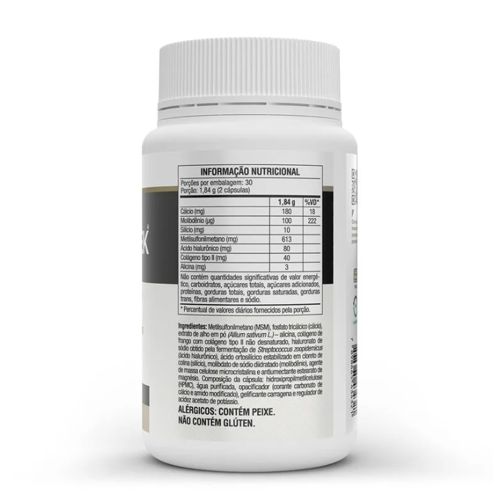 Colagentek Tipo II Suplemento Alimentar 60 Cápsulas de 790mg Vitafor