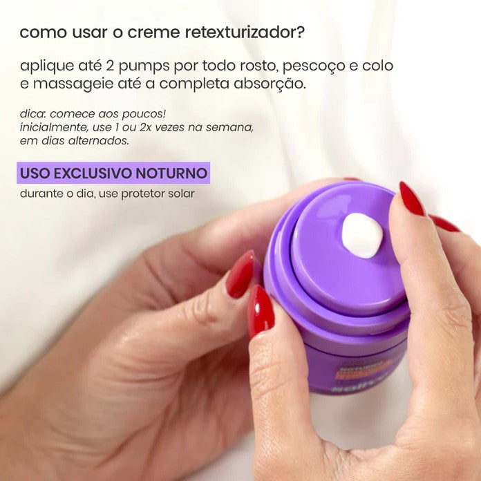 Creme Retexturizador Noturno 30g Sallve