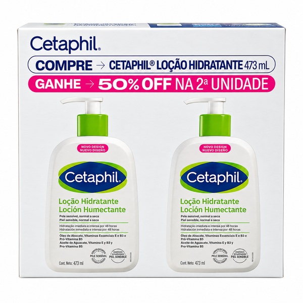 Kit Loção Hidratante 2 Unidades 473ml Cetaphil