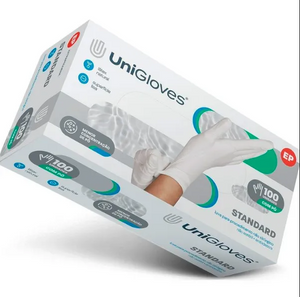 Luva De Procedimento Com Pó Standard Com 100 Unidades UniGloves