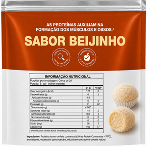 Whey Protein WPC Pouch 900g Beijinho Vitafor