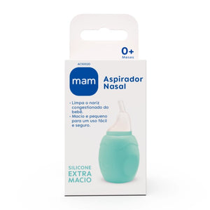 Aspirador Nasal para Bebês com Silicone Extra Macio MAM