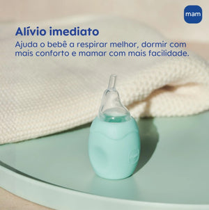 Aspirador Nasal para Bebês com Silicone Extra Macio MAM