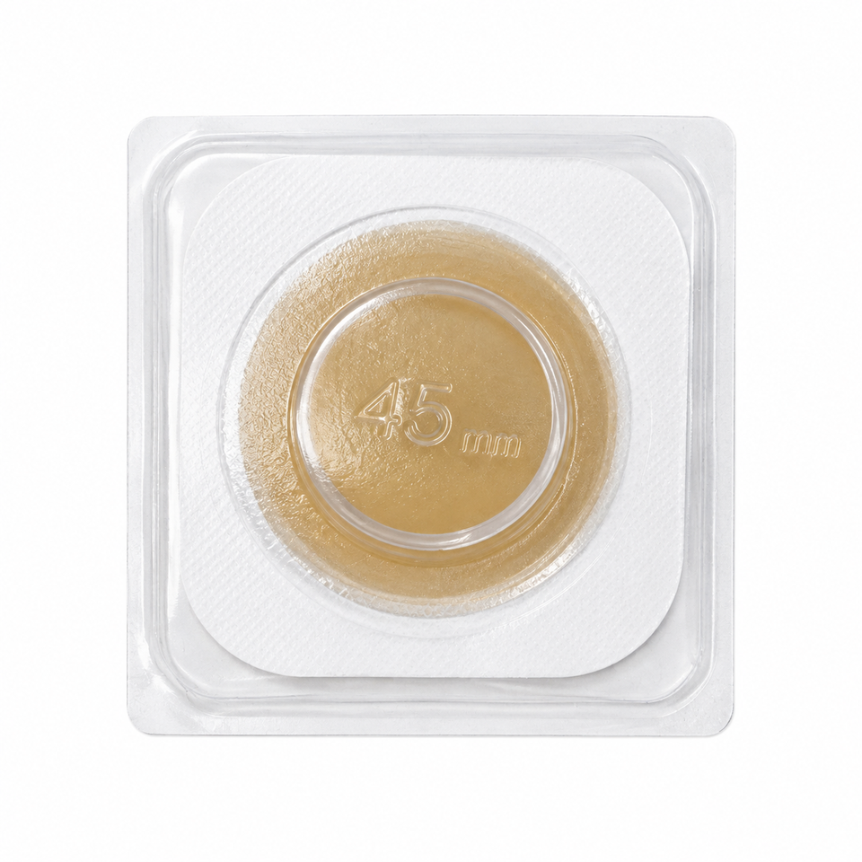 Kit Bolsa + Placa de Colostomia Sur-fit Advantage 45mm Caixa c/10 Un cada Convatec