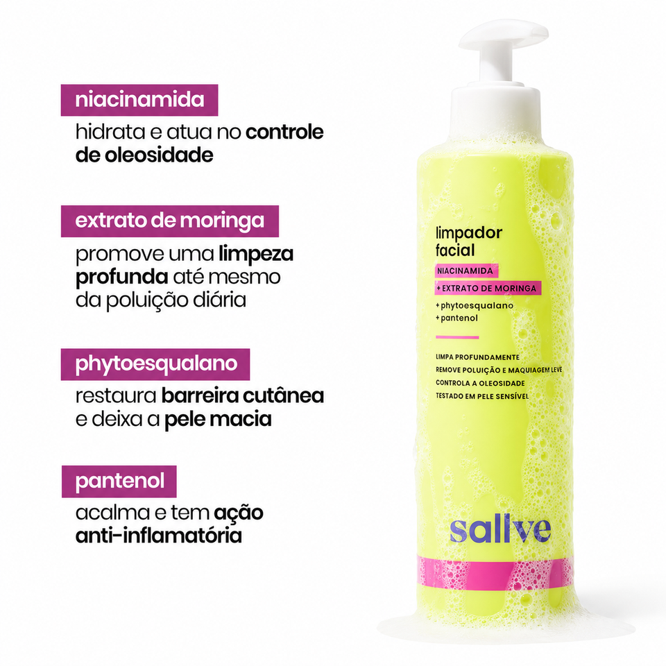 Limpador Facial 300ml Sallve