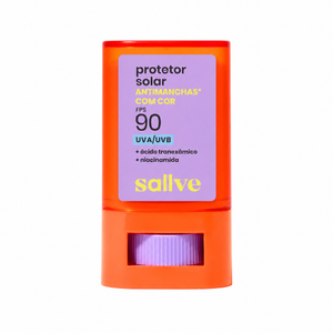 Protetor Solar Bastão com Cor 3 Antimanchas FPS 90 15g Sallve