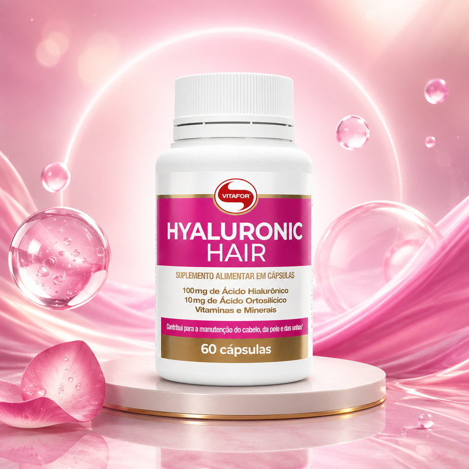 Hyaluronic Hair 60 Cápsulas Vitafor
