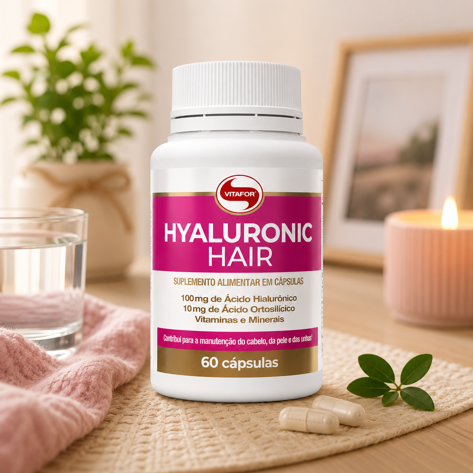 Hyaluronic Hair 60 Cápsulas Vitafor
