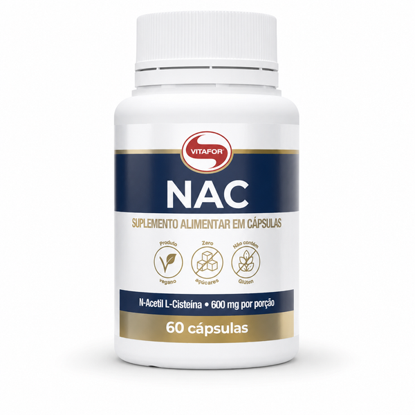 Nac Acetil Cisteína 60 Cápsulas Vitafor
