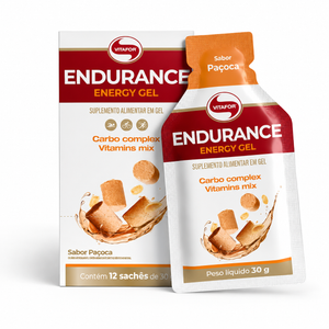 Endurance Caffeine Gel Suplemento Alimentar em Gel 12 Sachês de 30g cada - Vitafor