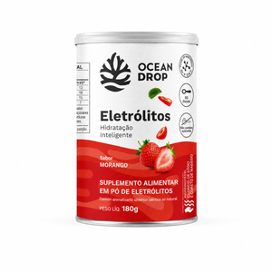 Suplemento Alimentar Eletrólitos Sabores 180g Ocean Drop