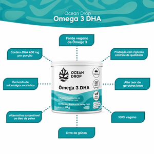 Ômega 3 DHA 120 Cápsulas Ocean Drop