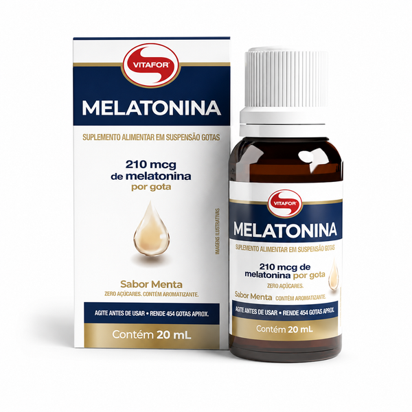 Suplemento de Melatonina 20ml Vitafor