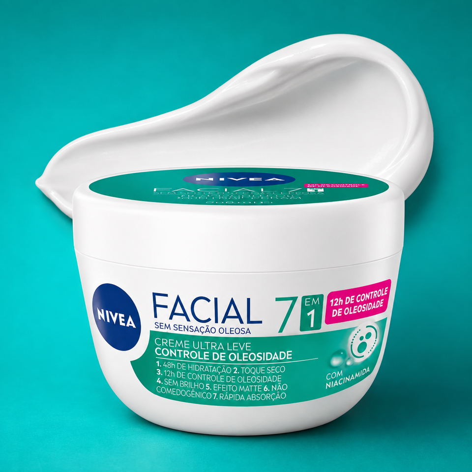 Creme Facial Nivea 7 Em 1 Controle Da Oleosidade 100g Nivea