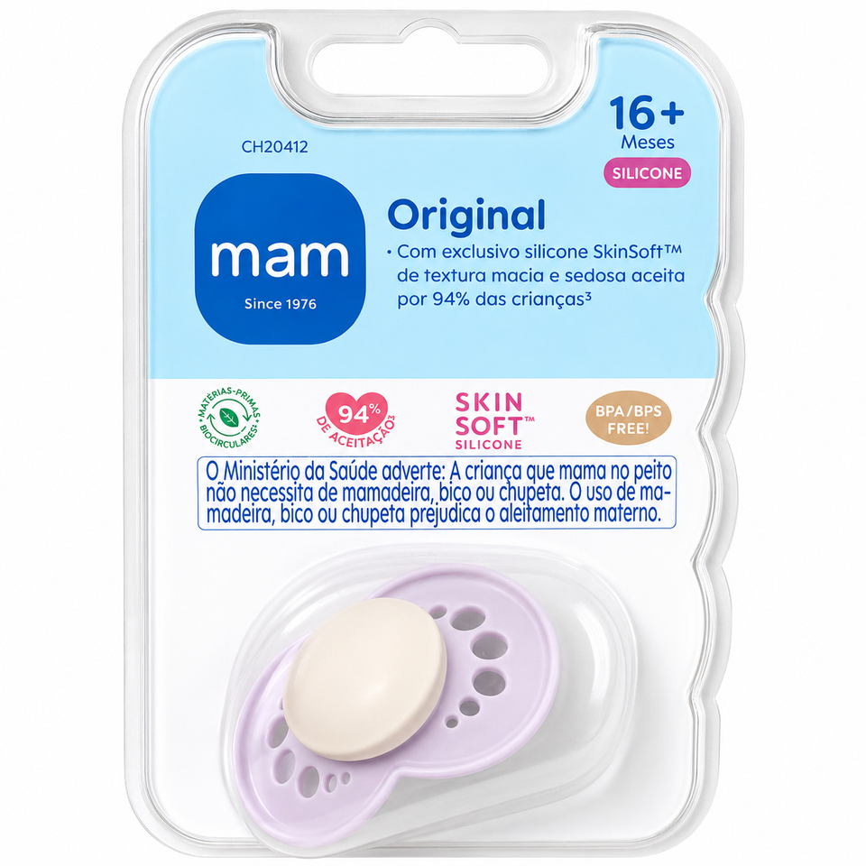 Chupeta Original Cores 16+ meses MAM