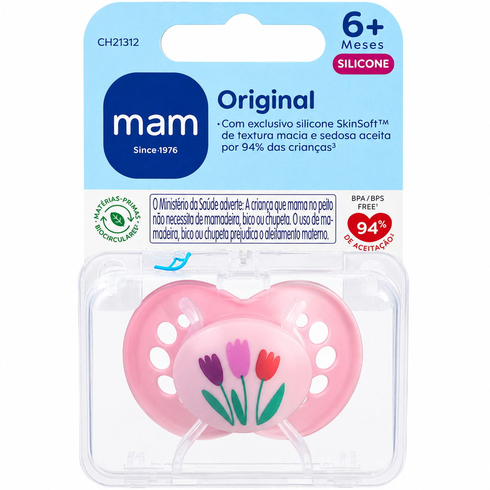 Chupeta Original Cores 6+ Meses MAM