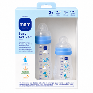 Kit Mamadeira Easy Active tm 4+Meses Cores MAM