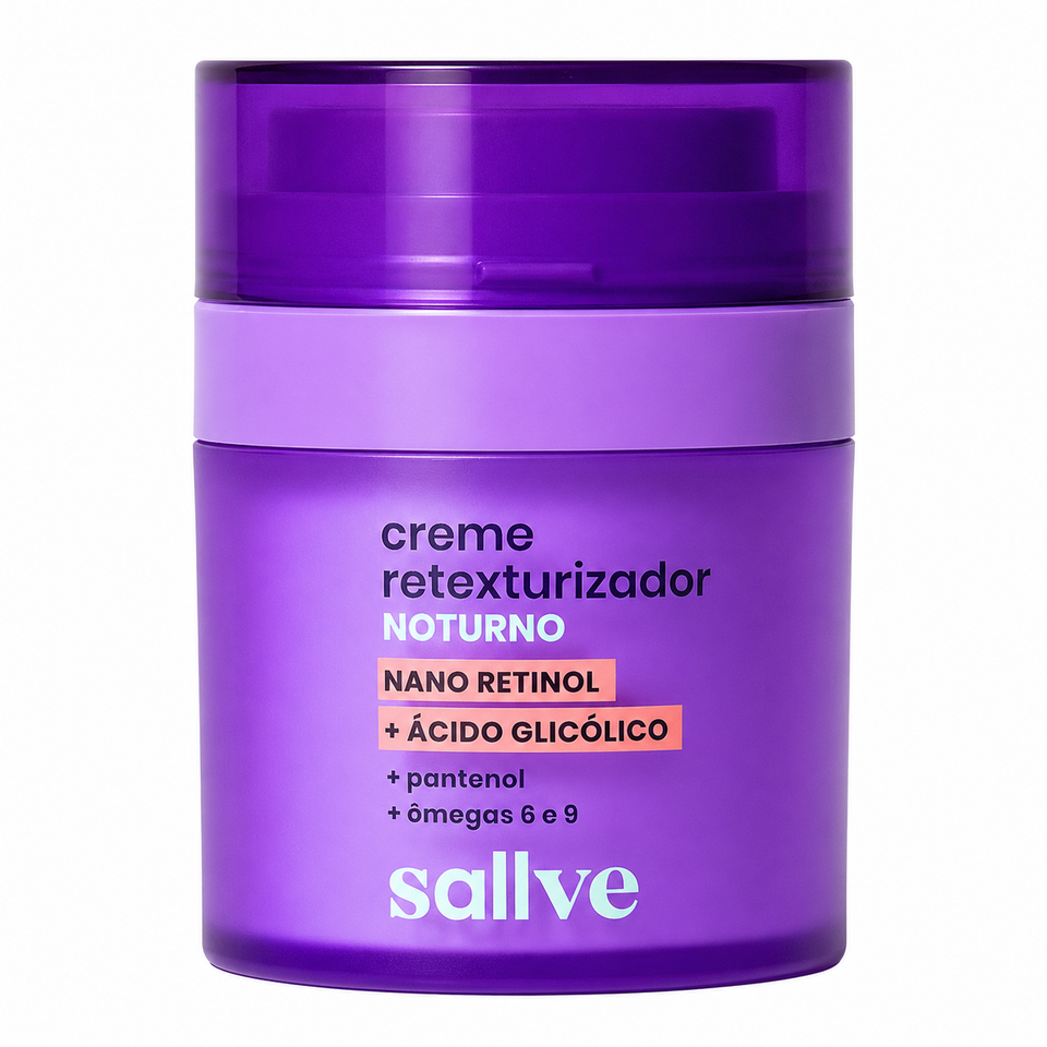 Creme Retexturizador Noturno 30g Sallve