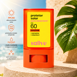 Protetor Solar Bastão FPS 60 Sallve