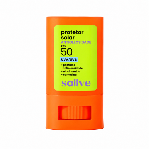 Protetor Solar Bastão Antioleosidade 15g Sallve